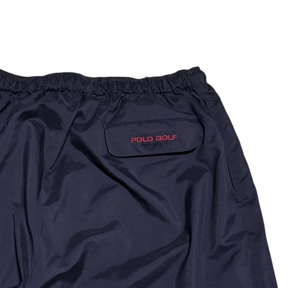 Vintage Polo Golf Ralph Lauren Embroidered Pocket Polyester Navy Pants Men's XL - Picture 3 of 12